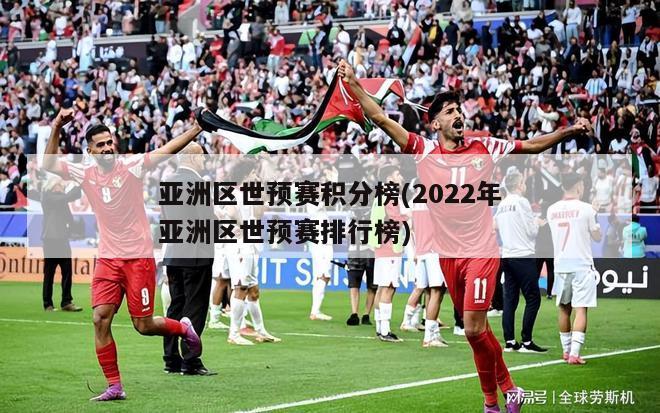 亚洲区世预赛积分榜(2022年亚洲区世预赛排行榜)