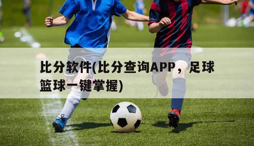 比分软件(比分查询APP，足球篮球一键掌握)