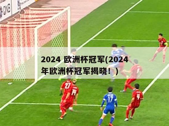 2024 欧洲杯冠军(2024年欧洲杯冠军揭晓！)